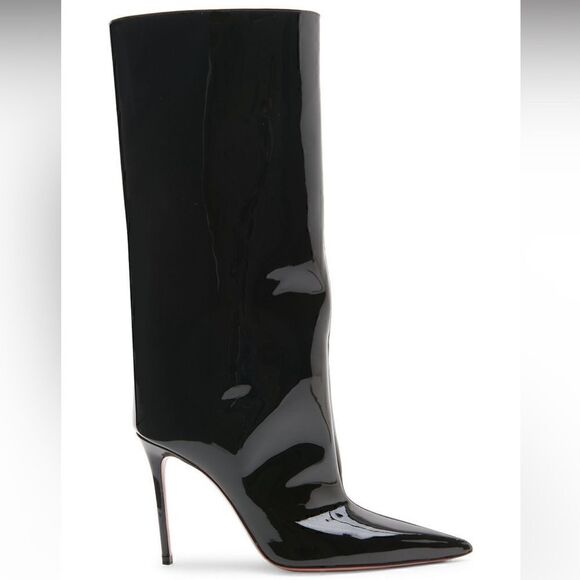 Amina Muaddi
Fiona Patent Leather Boots - Picture 1 of 13